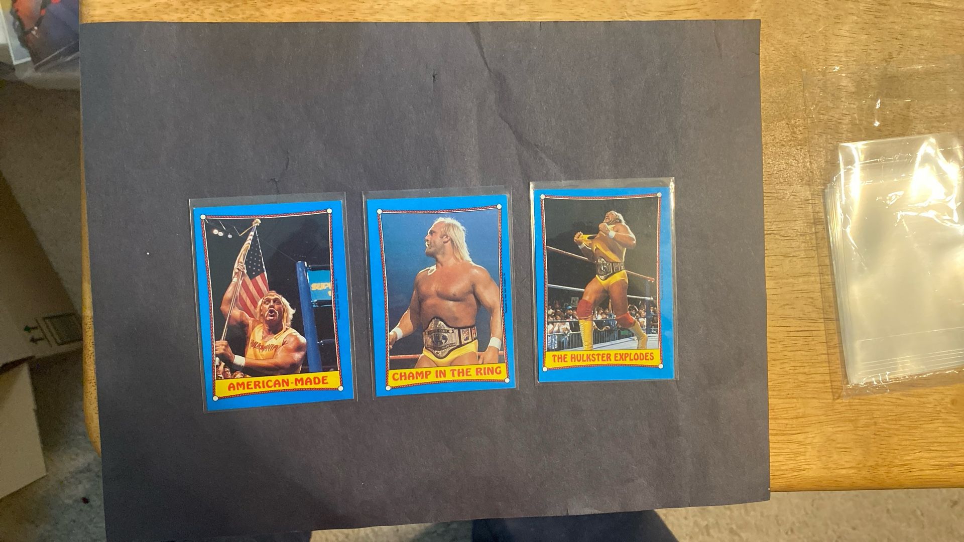 Hulk Hogan 1987 Topps 3 Card Lot