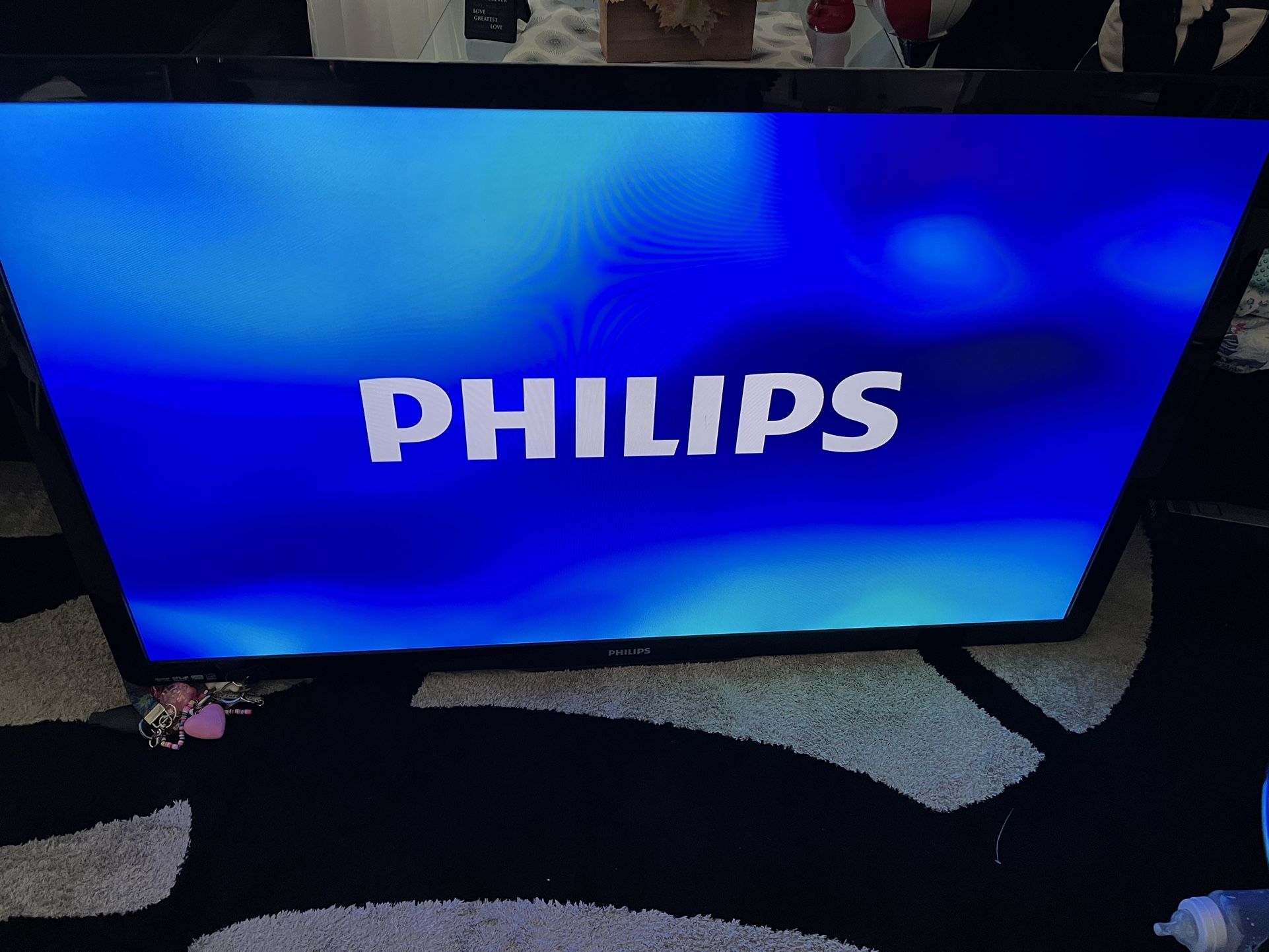 Phillips 55’ Tv Works Great Remote HDMI