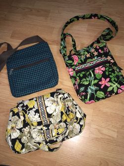 Vera Bradley 3 bags in excellent condition