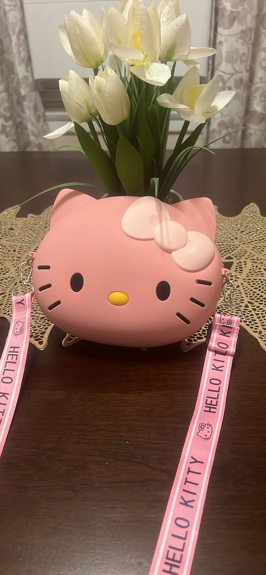 Pink hello Kitty Crossbody bag