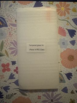 Tempered glass for iPhone 14 PRO (Clear)