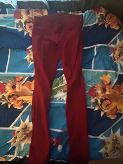 Women’s red pants