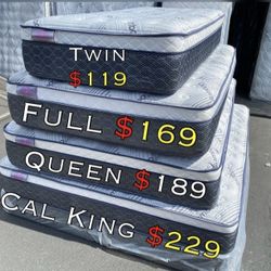 Calking Bamboo Plush Comfort Europillow Top 12inch Mattress !