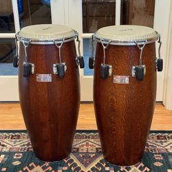 Gon Bops California Series Hand-Built Quinto and Conga Drum Set - Excellent Condition