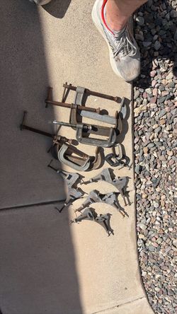 Wood clamps C and corner