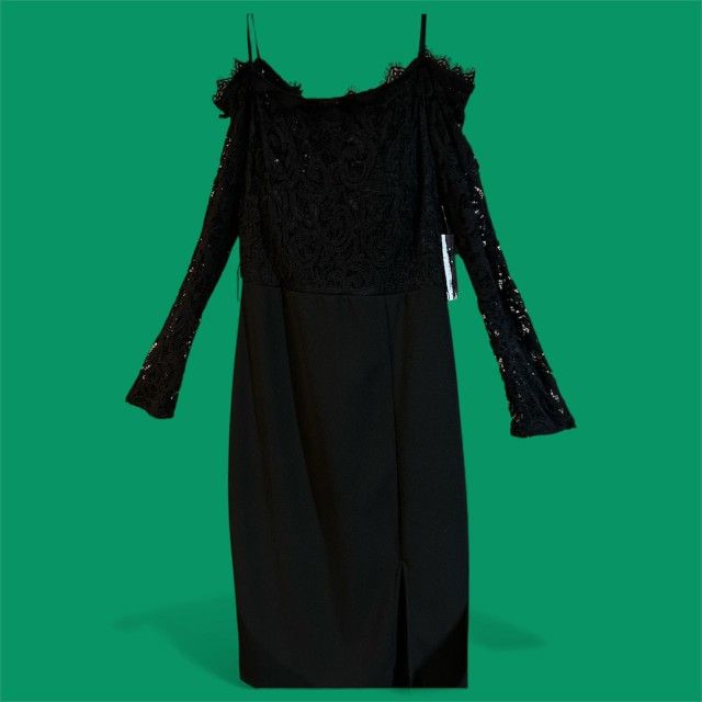 Premier Amour Black Dress Size 6