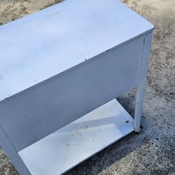 Vintage Flip Top Filing Cabinet