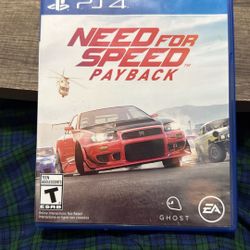 JUEGO PS4 (Need ForSpeed Payback)