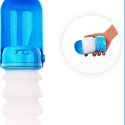 Pet Water Bottle for Dogs Foldable Dog Travel Water Bottle for Walking 400ml