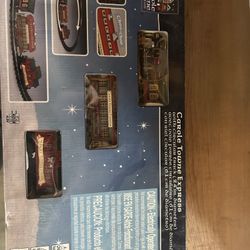 Lemax Carole Towne Express Christmas train set.