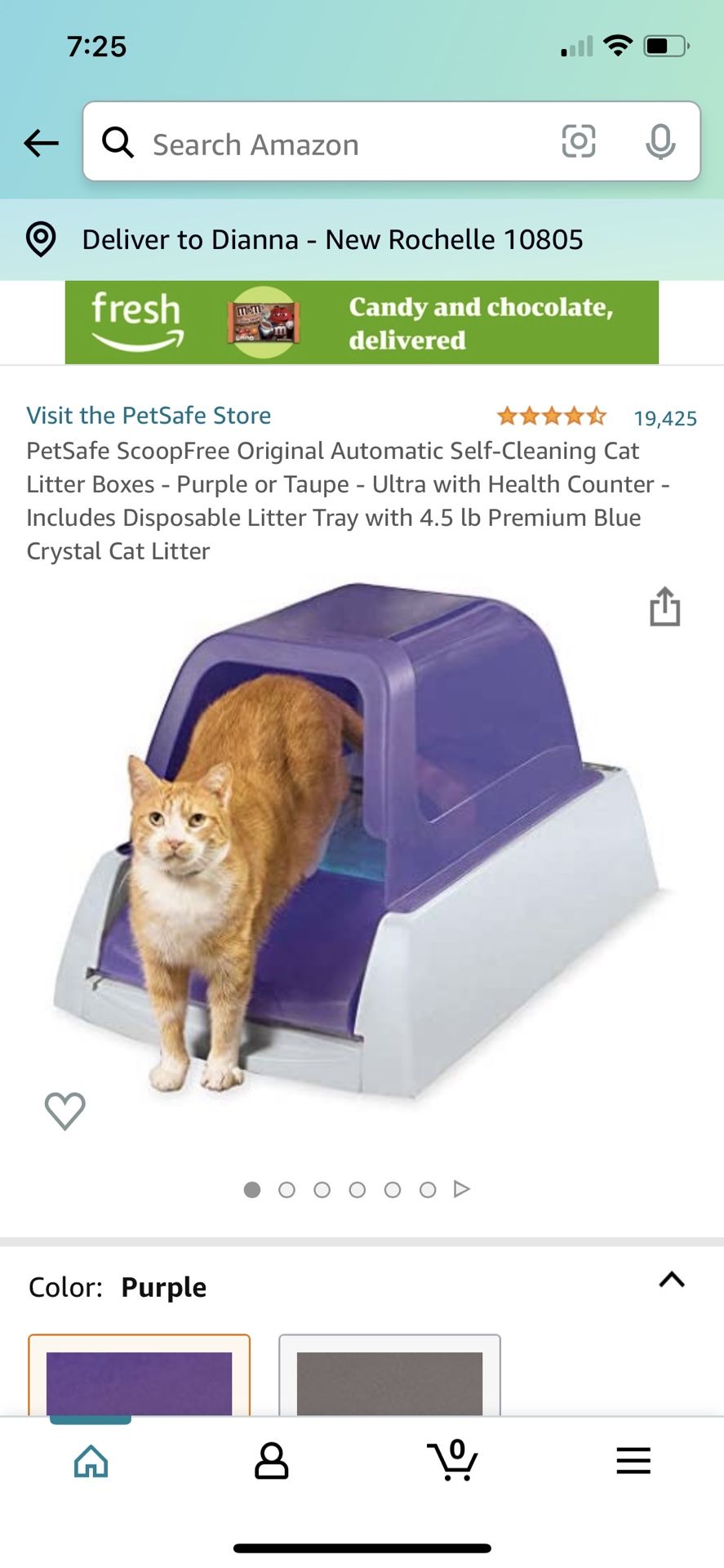 Self Cleaning litter box