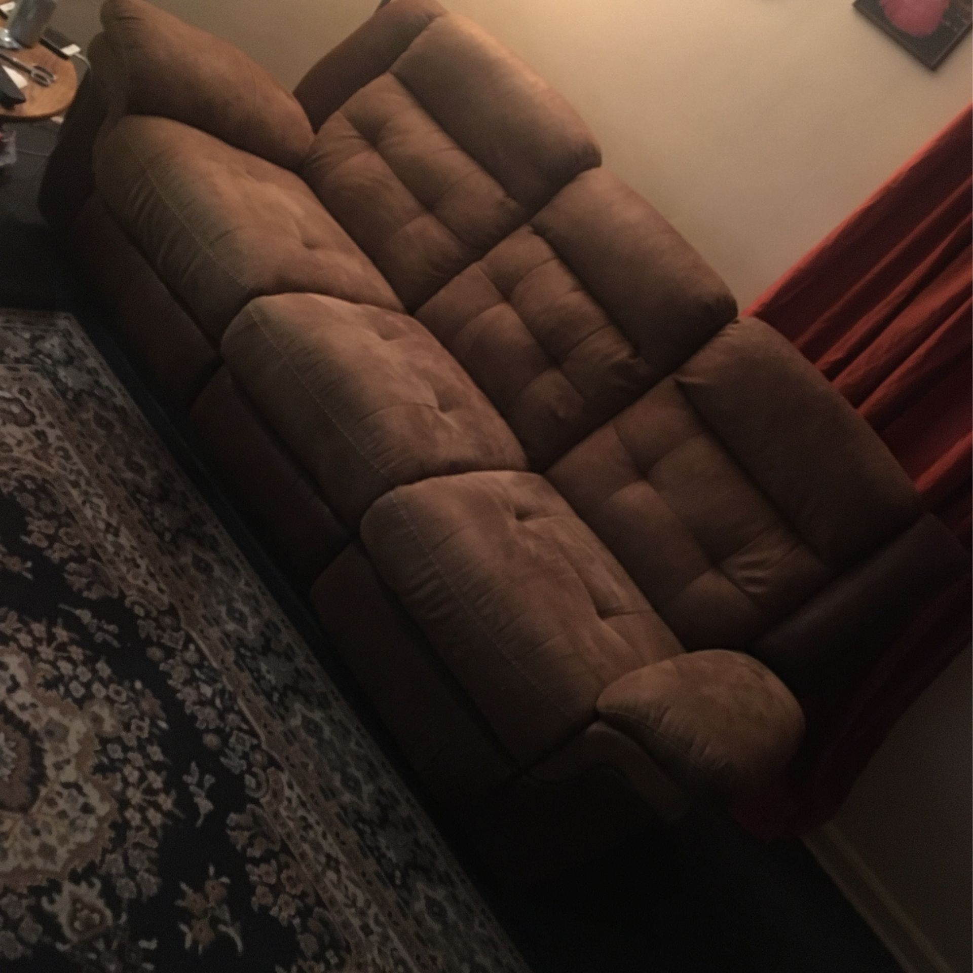 Brown Double Pull Out Couch