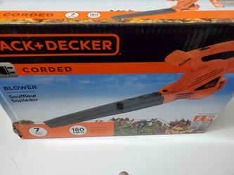 Black and Decker Corded 180 MPH Blower