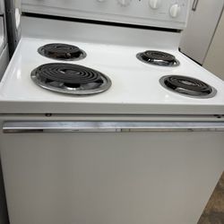Whirlpool White Coil Top Electric Stove! 100% Guaranteed! We Can Deliver 