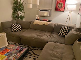 Large Gray Sectional Sofa