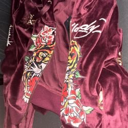 Ed Hardy Womens Top And Bottom 