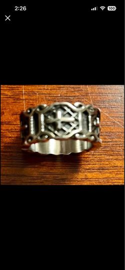 Men's Stainless Steel Ring and Bracelets