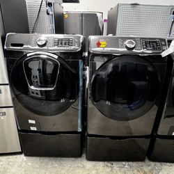 SAMSUNG FRONT LOAD WASHER AND DRYER