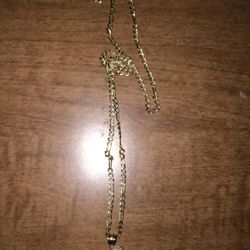 Real 10k gold chain+ pendant