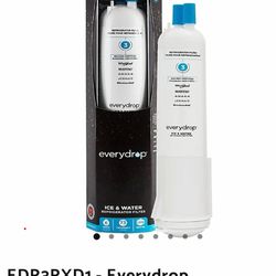 Every drop refrigerator water filter For Pure Water and ice.