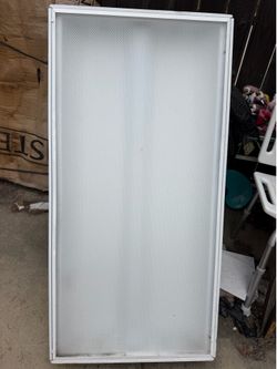 2 Large kitchen/ or shop lamp