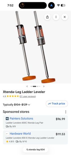 Extenda - Leg 604 adjustable legs