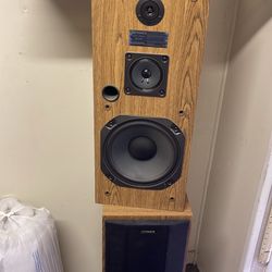 Fisher speakers, Twitter, mid and woofer