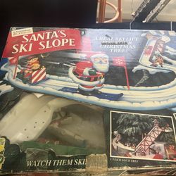 🎄 Vintage Santa’s Ski Slope – COMPLETE • ORIGINAL BOX • PAPERWORK INCLUDED  $350 OBO – Museum-Quality Collector Set