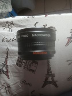 Video Macro Wide Angle Lens Attachment