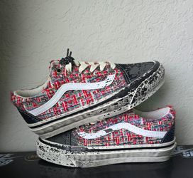 Vans Premium Old Skool Charms Red Black (4.5m)