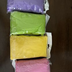 15 new rain ponchos.