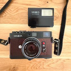 Minolta CLE anniversary lizard skin excellent condition