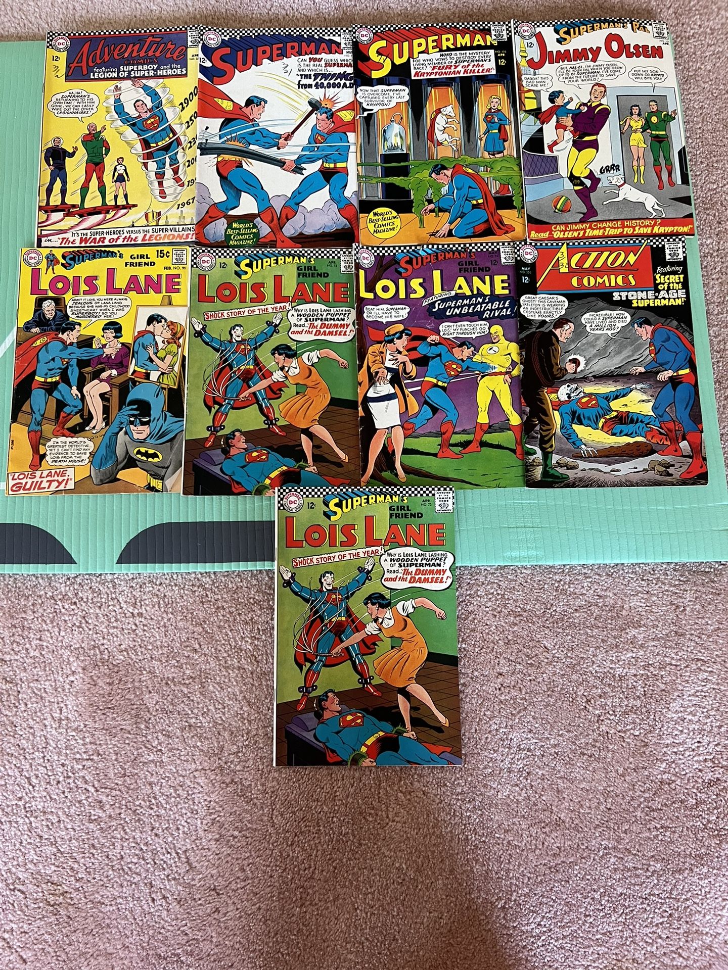 9 Comics SUPERMAN 1967 Year
