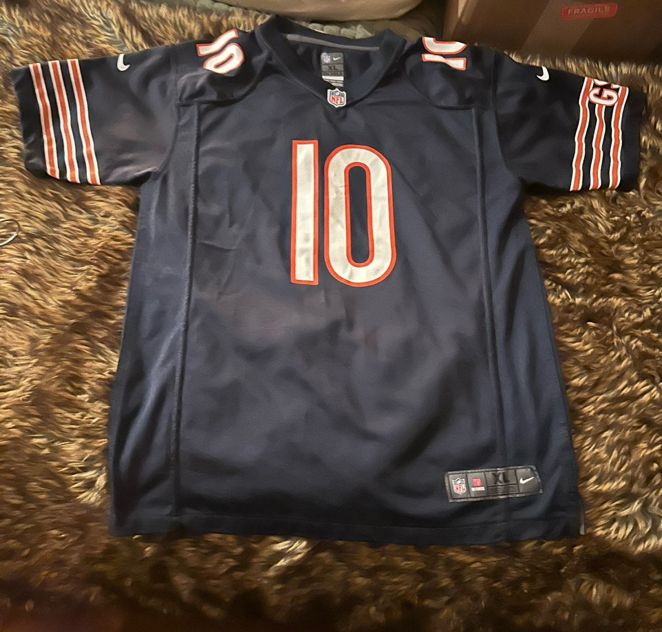 Chicago Bears Jersey #10 Trubisky Nike NFL