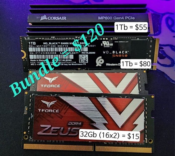 NVMe FOR SALE!!