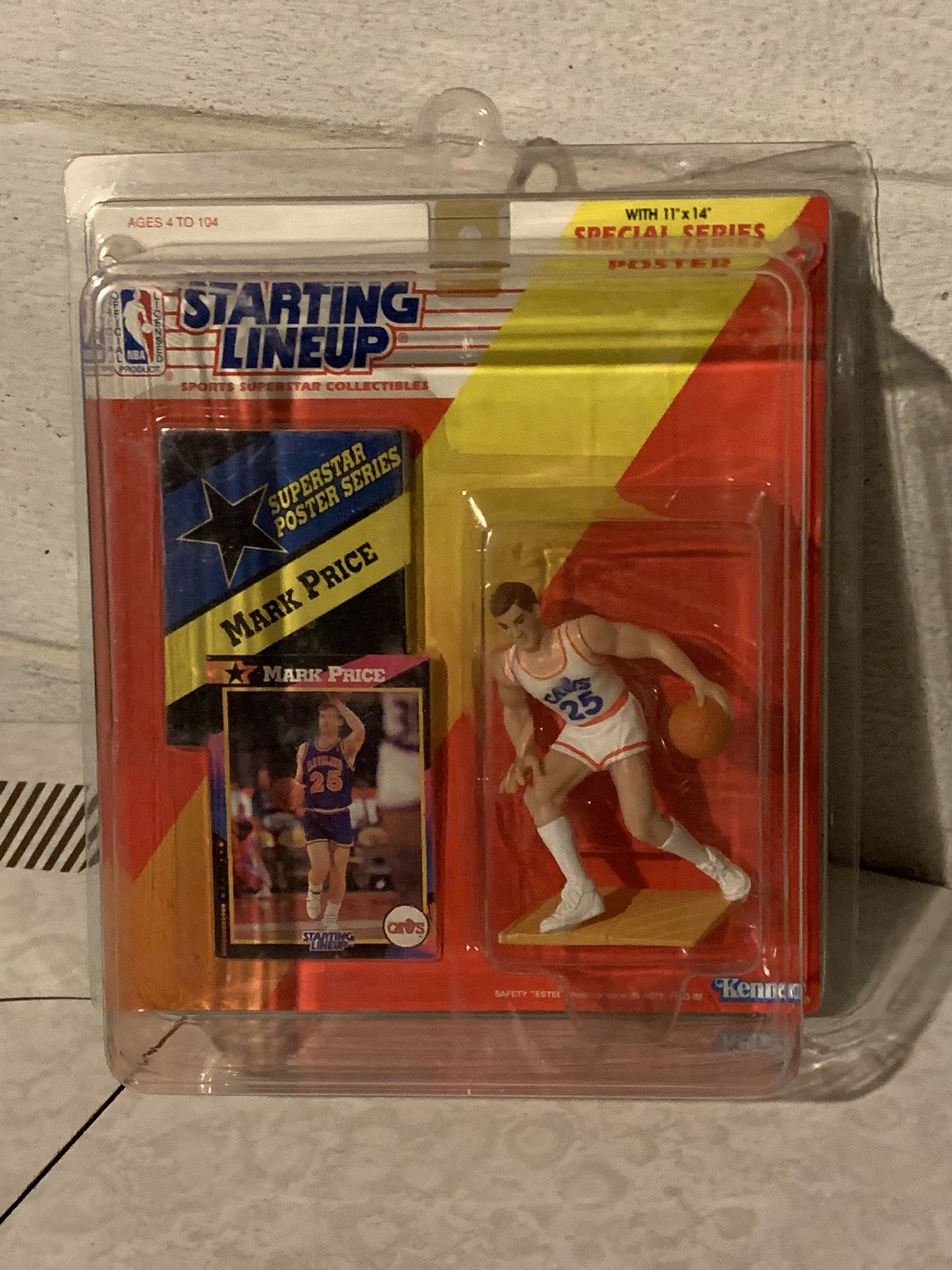 1992 Mark Price Cleveland Cavaliers Starting Lineup Figure New In Case