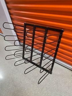 Heavy Duty Vinyl Roll Rack for 16 Rolls (Black Finish)
