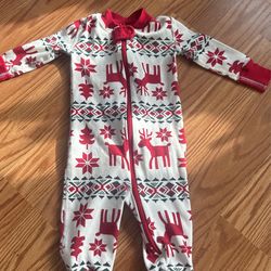Hanna Andersson Dear Deer Holiday Pajamas 3-6 Months 