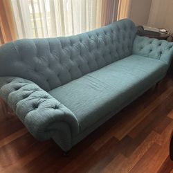 2 Tufted Sofas 
