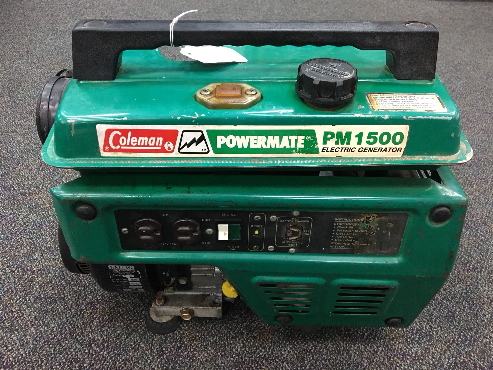 Coleman Powermate PM1500 Generator