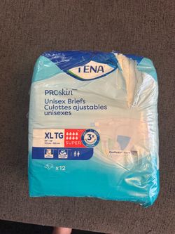 TENA ProSkin Unisex Briefs XL Super 12-Pack