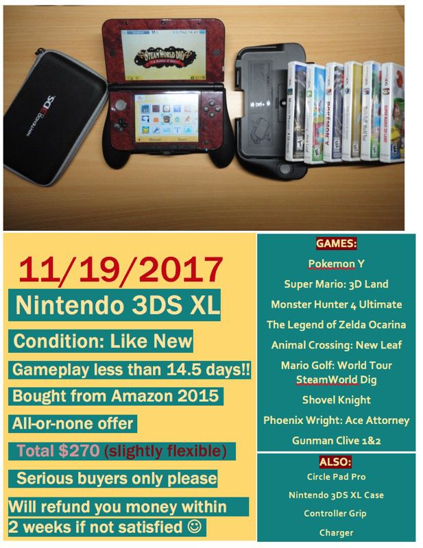 NINTENDO 3DS XL