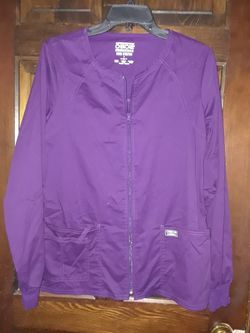 Ladies Small Purple Windbreaker Jacket Cherokee