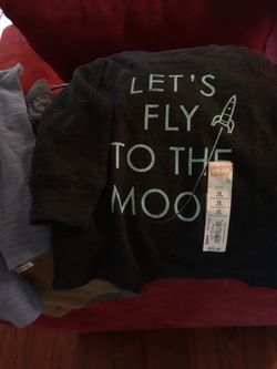 New boys 12 months long sleeve shirt