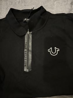 True Religion Quarter Zip Tee