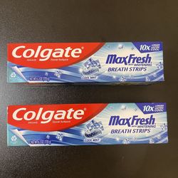 2pack Colgate MaxFresh Cool Mint Toothpaste, 6.3 oz