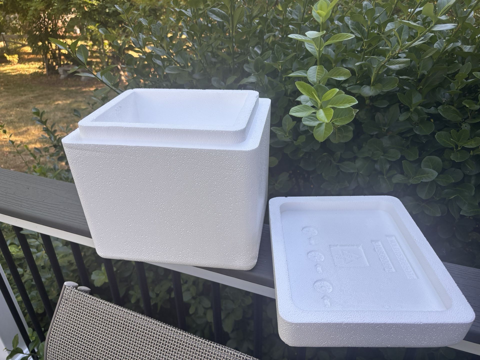 Styrofoam Coolers 11”x11”x9” — Take All Ten