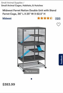 Animal cage Ferret nation double unit pet cage