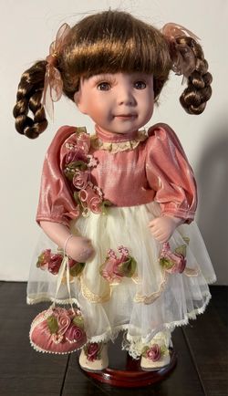 Vintage Geopeddo Porcelain Doll 12"