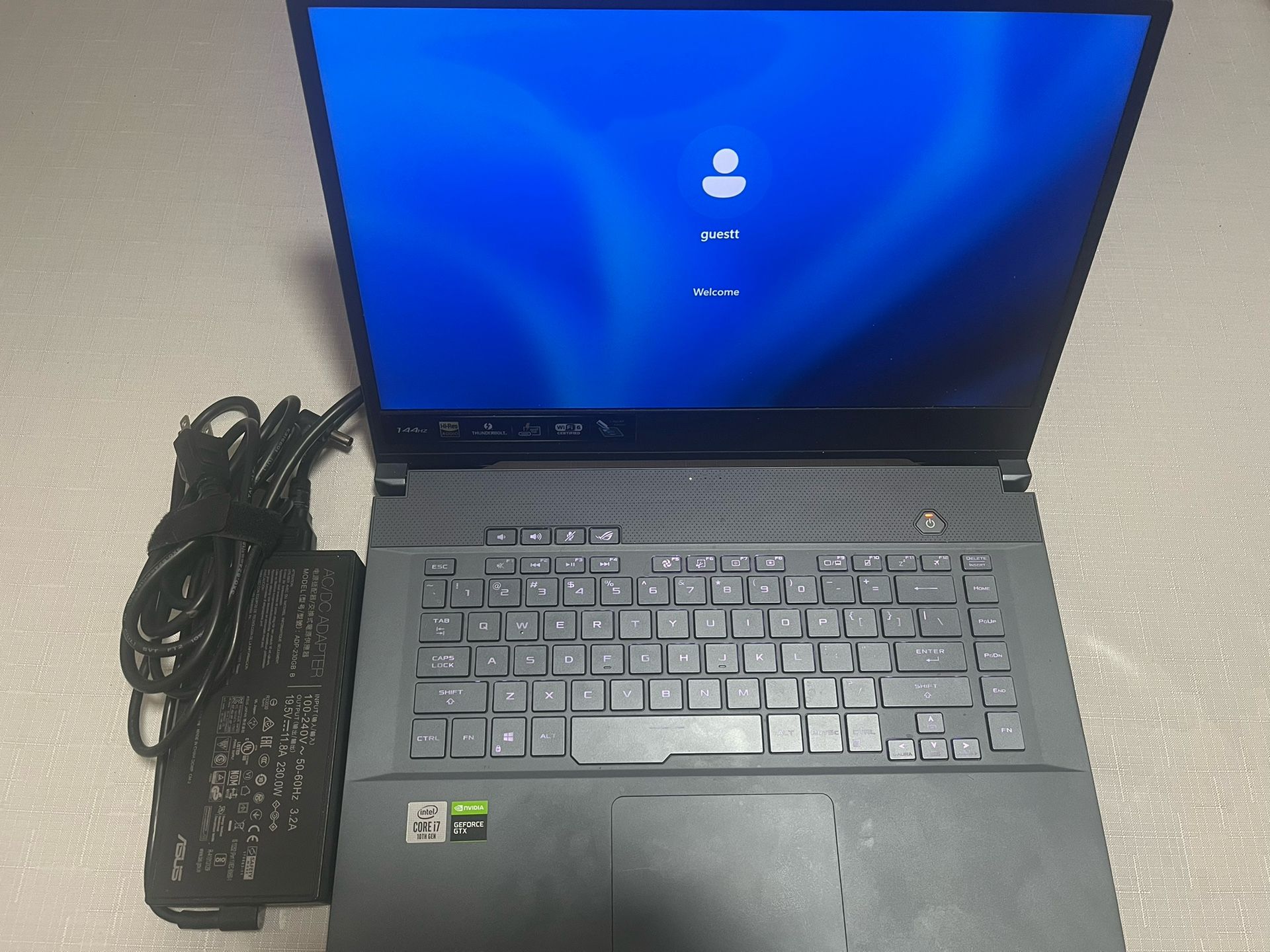Asus rog M15 (gu502lu) gaming laptop 